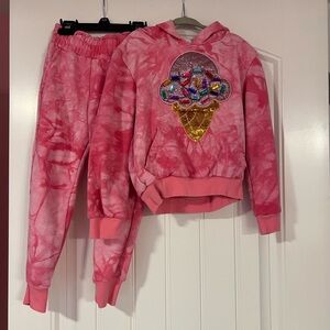 Girls size 6 Lola & The Boys Sweatsuit